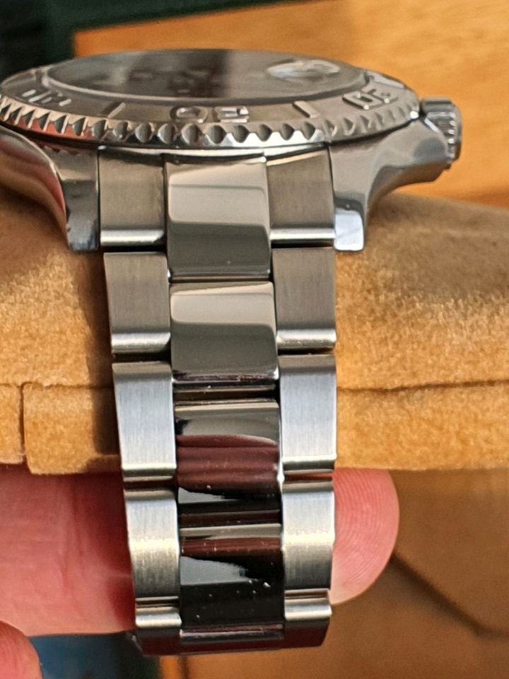 Rolex Yachtmaster 40mm neues Band Platin Lünette Set 16622 41 in Hagelstadt