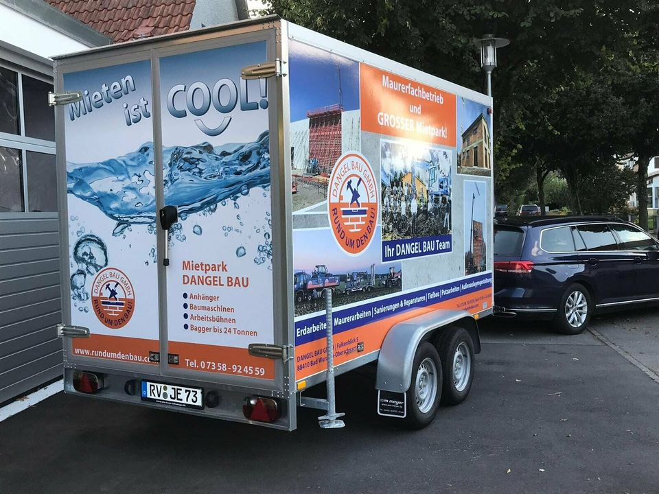 Kühlanhänger Kühlwagen Anhänger zu vermieten  Party Feier Event in Bad Wurzach