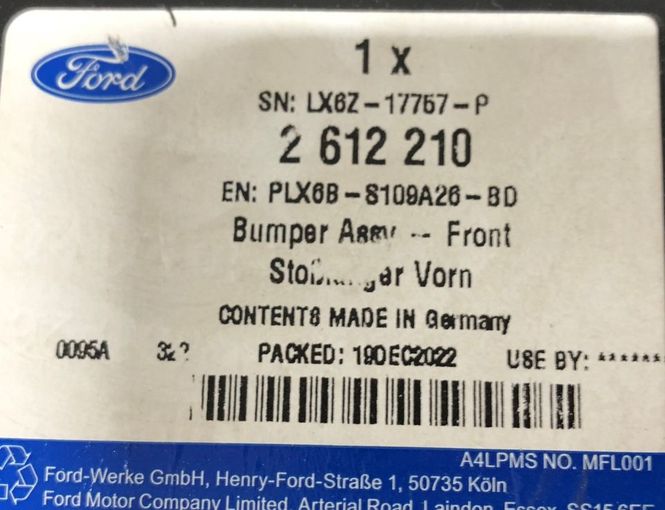 FORD KUGA MK3 STOßFÄNGER VO NEU ORIGINAL 2612210 in Eschwege