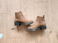 Damen Stiefeletten Absatz braun cognac Gr. 37 Bayern - Ampfing Vorschau