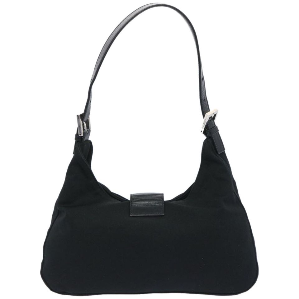 Fendi Mamma Baguette schwarz Nylon in Durbach