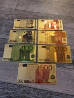 7 Euro Banknoten Geldscheine 24k 5, 10, 20, 50, 100, 200, 500 Niedersachsen - Delmenhorst Vorschau