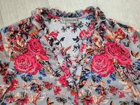 Comma Bluse Langarm bunt Blumen Gr.38 Baden-Württemberg - Jettingen Vorschau