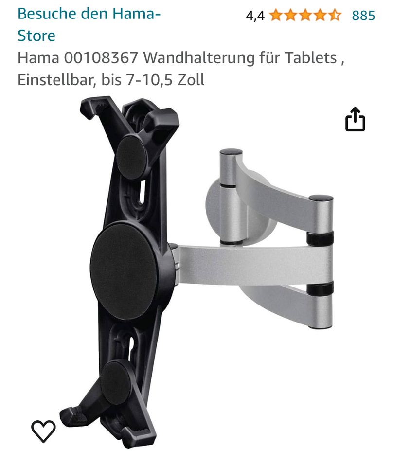 Tablet Wandhalterung HAMA in Hamburg