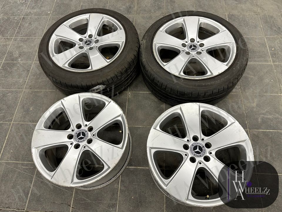 SELTEN ➡️ 4x 18 ZOLL ORIGINAL Alufelgen 8,5J+ 9x18 Mercedes E-Klasse W211 ➡️ Silber Alufelgen 5x112 ET38 ET39 für 245/40 + 265/35 Reifen Felgen A2114017002 + A2114016902 B66474362 B66474363 Sommer in Bünde