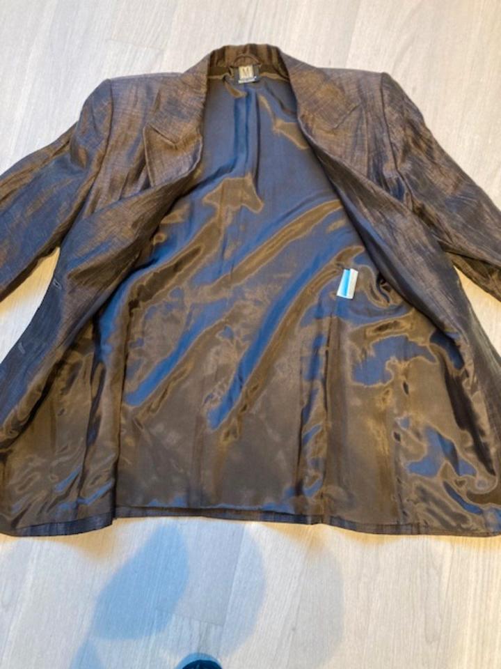 Madeleine Blazer Cruhs-Optikk, mit Leinen, Gr. 40, NEU in Stein