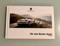 Porsche 981 Boxster Spyder Prospekt neu 04/2015 Baden-Württemberg - Rutesheim   Vorschau
