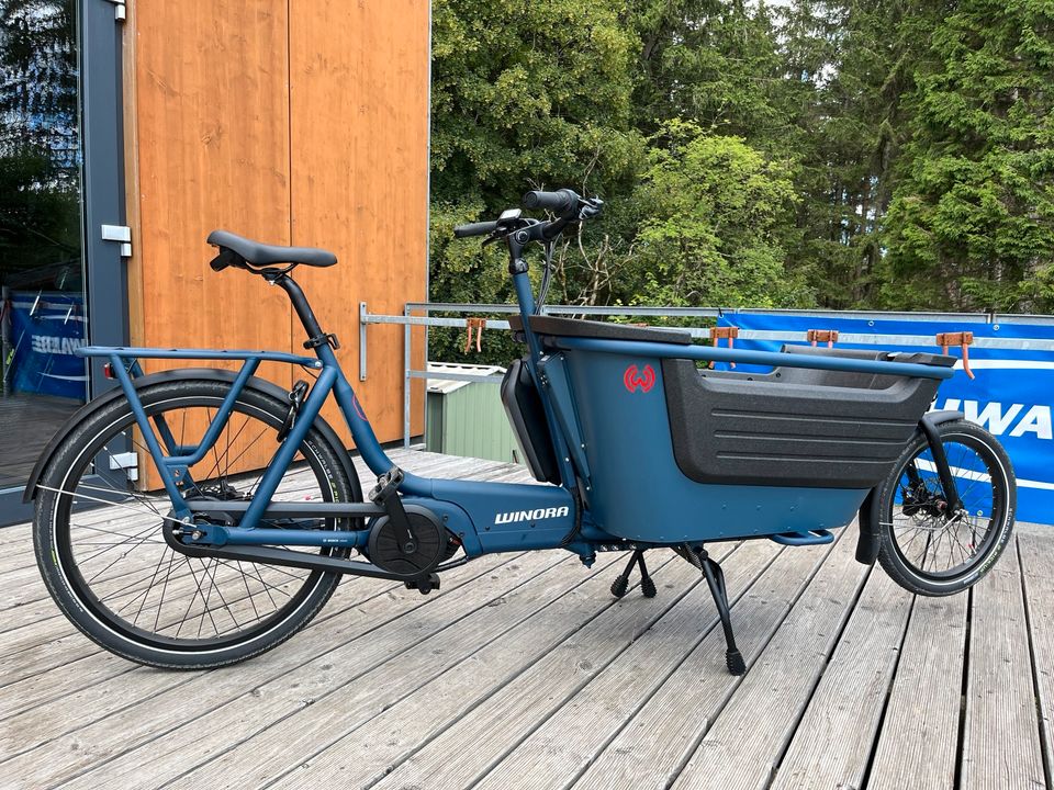 Winora F.U.B. 2W - (Test-) Lastenrad Bosch Motor in Clausthal-Zellerfeld