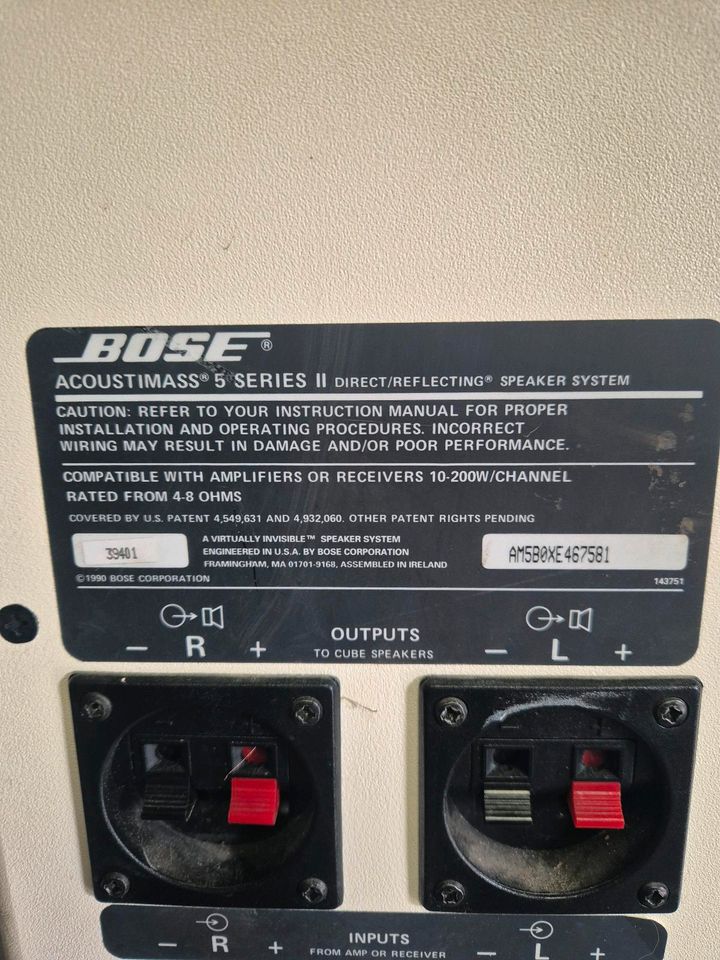 Subwoofer von BOSE in Extertal