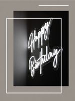 Geburtstagsdeko Neon Sign Happy Birthday Verleih Nordrhein-Westfalen - Paderborn Vorschau