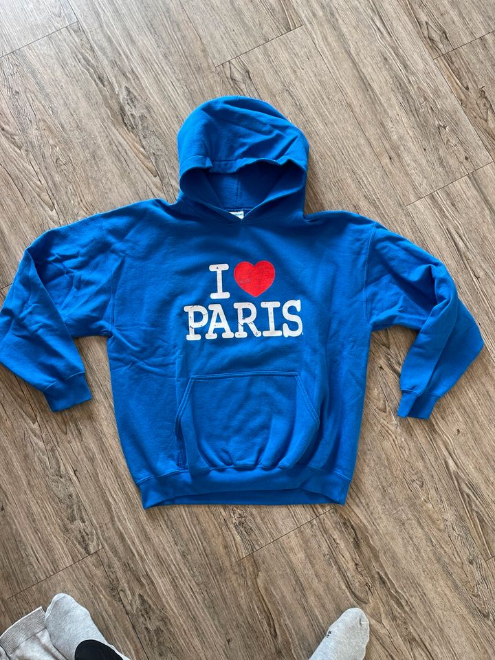 I love PARIS Pullover Sweatshirt Gr. M Damen / Herren blau in Buxtehude