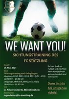 Sichtungstraining FC Stätzling Bayern - Friedberg Vorschau