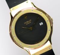 Hublot MDM Quarz 36mm 15203 Herren 18k Gold Kautschukband schwarz Nordrhein-Westfalen - Erkrath Vorschau