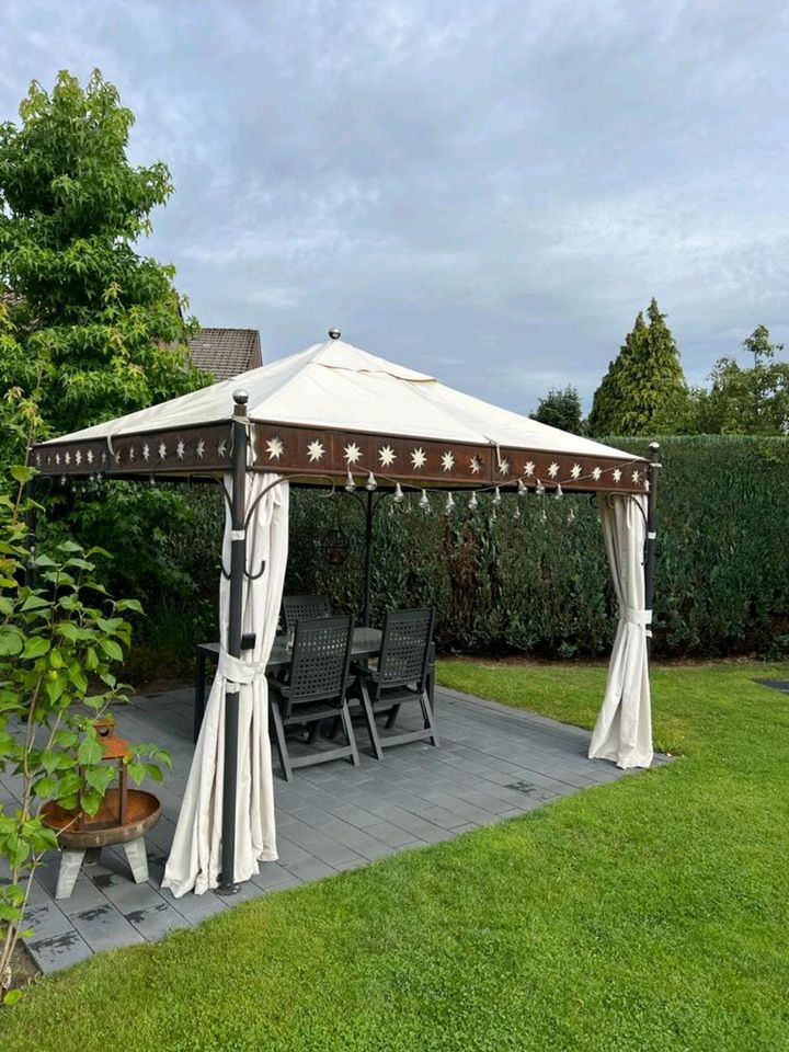 Pavillon Ersatzdach Sienna Garden Korfu aus LKWPlane 3,5 x 3,5 m in