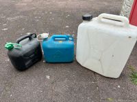 Benzinkanister 2x 5L und 1x 20L Camping etc Kanister Hessen - Dieburg Vorschau