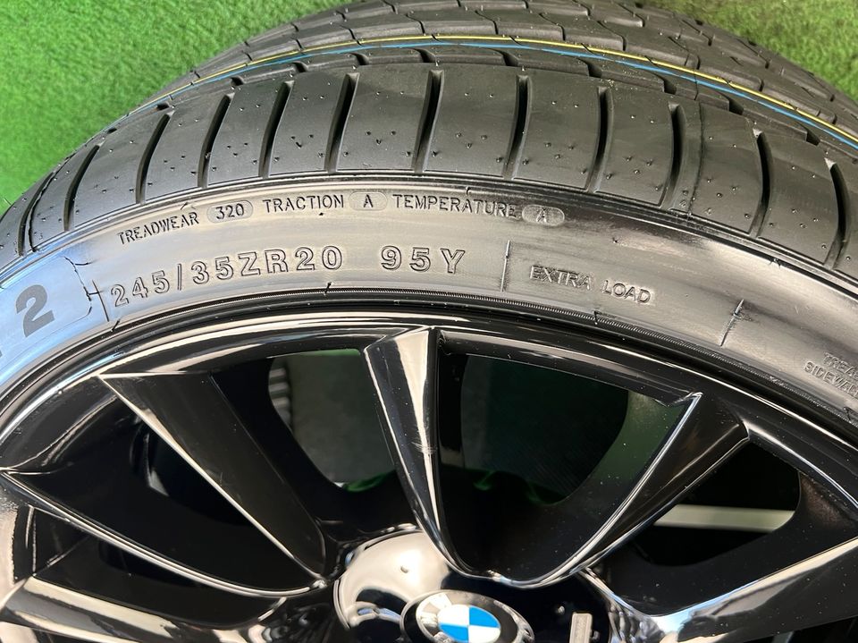 BMW 20 Zoll Felgen F10 F11 F06 F12 F13 NEU Schwarz Sommerräder in Dietzenbach