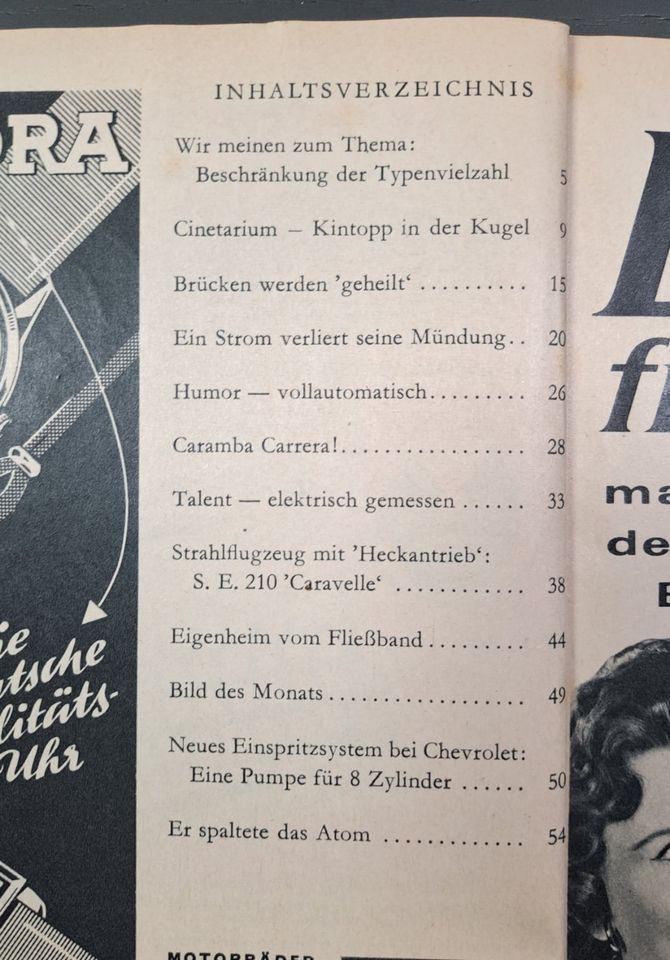 Hobby Das Magazin der Technik Ausgabe März 1957 in Alfeld (Leine)