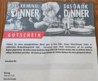 Gutschein "Das Kriminal Dinner/Das Dark Dinner" Niedersachsen - Otterndorf Vorschau