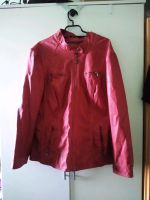 Bikerjacke Lederjacke Rot Lederimitat Damen XL Hessen - Eschborn Vorschau