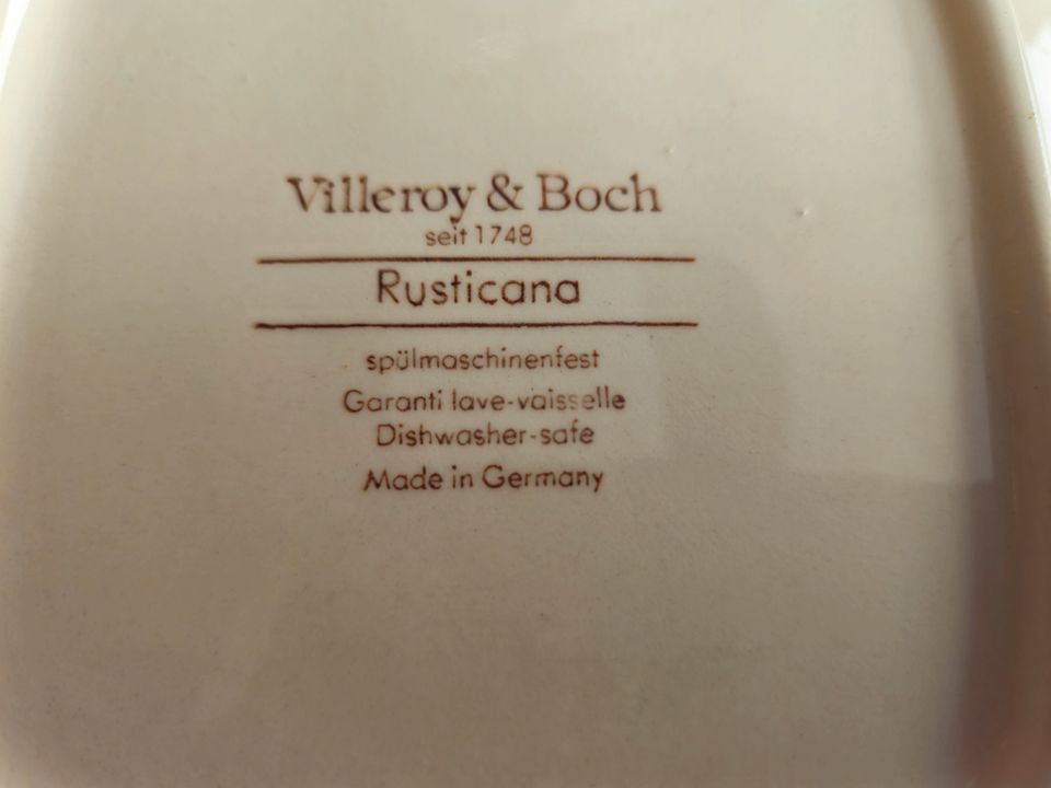 Villeroy & Boch Schüssel Rusticana rot ca. 23cm x 23cm in Schwabstedt