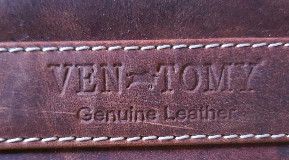 Büffel - Leder - Tasche - Ven Tomy - Vintage in Herne