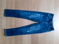 Jeans, blau, mit Franzen/Löchern, Skinny, Größe 134 Baden-Württemberg - Sandhausen Vorschau