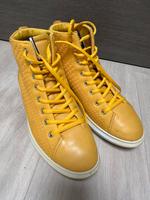 Gelbe Sneaker Leder Ecco Danisch Design Hessen - Heusenstamm Vorschau
