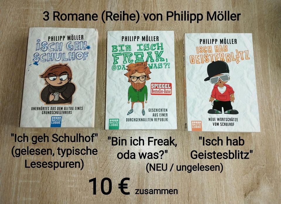 3 Romane (Reihe) von Philipp Möller - teilw. NEU / ungelesen in Erfurt