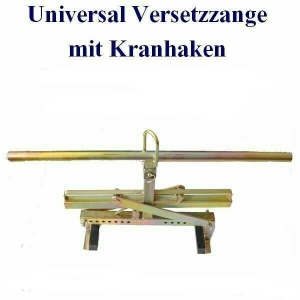 ✅ Steinzange Trittstufenversetzzange Blockstufenzange ✅  für Minibagger, kranbar Steinzange, Gartenbau Pflasterarbeiten Strassenbau Tiefbau in Halberstadt