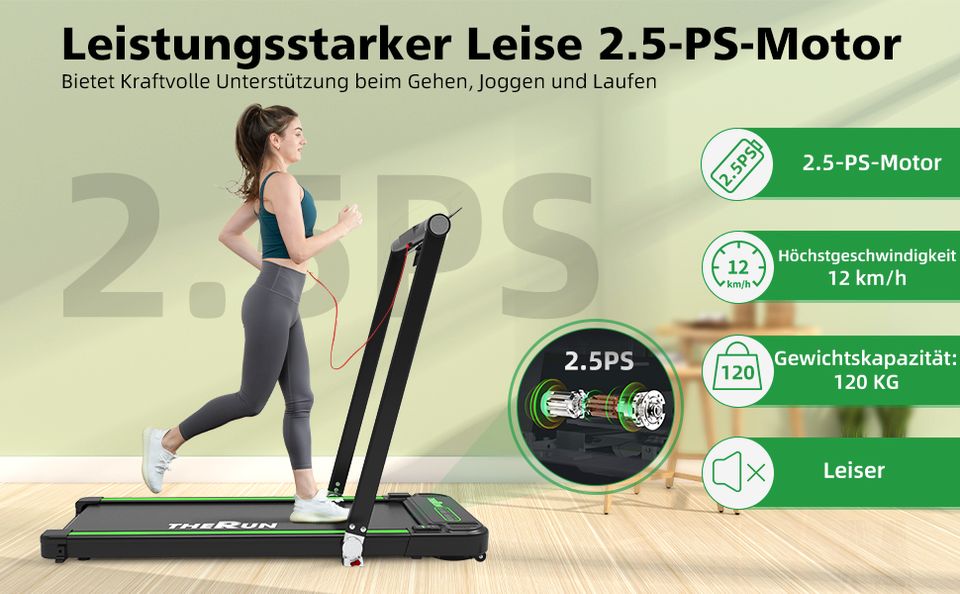 Elektrisches klappbar Laufband Jogging Gehen Walking Pad 12km in Regensburg