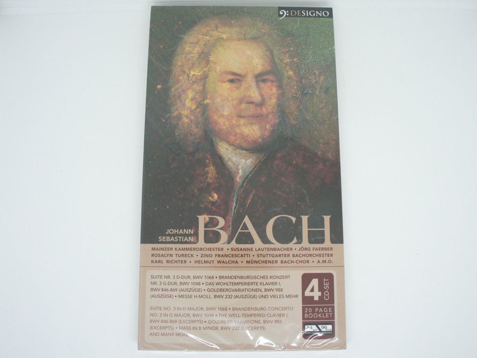 4 CD Set Best of Johann Sebastian Bach ⭐️ Toccata Konzerte ua NEU in Berlin