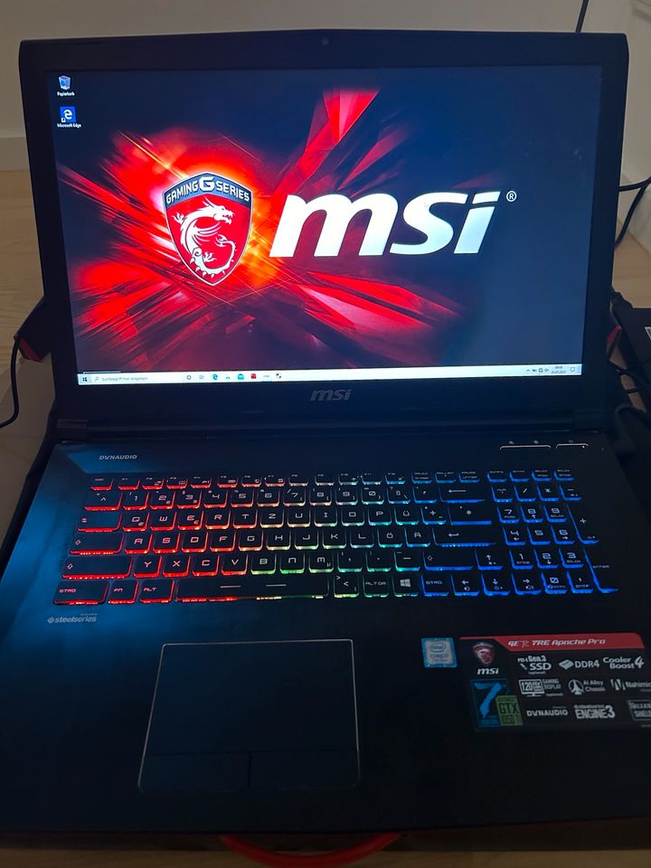 Gaming Laptop msi GE 72 Apache /Pro in Duderstadt