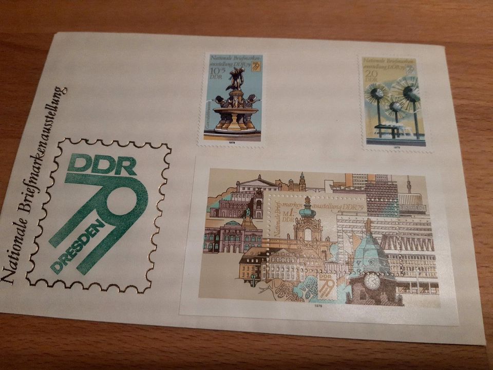 FDC, Nationale Briefmarkenausstellung DDR 1979 in Hoyerswerda