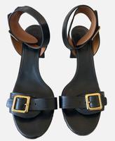 Schwarze Chloé Römersandalen aus Leder Gr. 39,5 Bayern - Zirndorf Vorschau