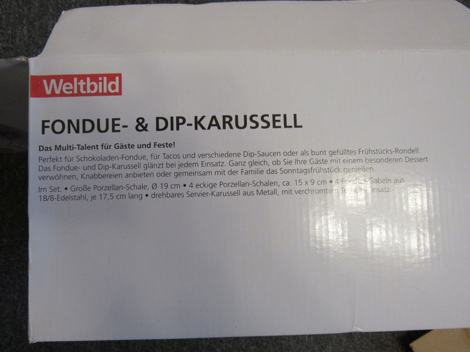 Fondue- & Dip-Karussell Weltbild in Michelstadt