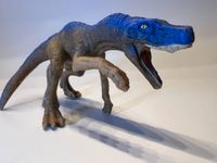 Schleich Dinosaurier, braun blau, Figur, Spielzeug Dortmund - Aplerbeck Vorschau