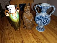 Zwei Vasen und eine Holz Figur Dachboden Fund Saarland - Merchweiler Vorschau