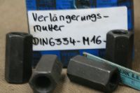 DIN 6334 Sechskantmutter M 16, Höhe 3 d, Langmutter Stahl schwarz Nordrhein-Westfalen - Düren Vorschau