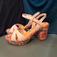 Tamaris Sommer Pumps Sandale Blockabsatz Floralprint weiß Bayern - Wolferstadt Vorschau