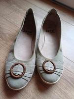 Ballerinas von Jana, Soft line in pastellgrün/dabei, Gr. 42H Sachsen - Pirna Vorschau