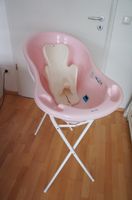 Babybadewanne 84 cm rosa + Wannenständer + Zubehör Bayern - Baldham Vorschau