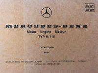 Mercedes-Benz Motor M 115 1980 Ersatzteilkatalog W115, W 123 Aachen - Aachen-Richterich Vorschau