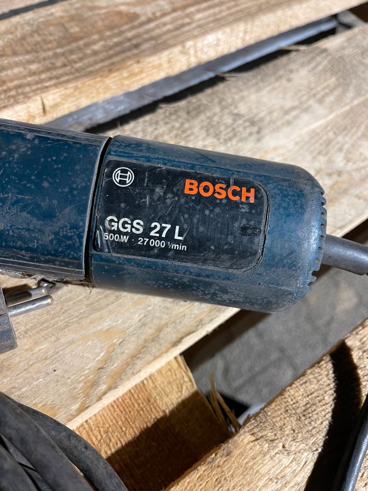 Bosch GGS27L Stabschleifer Geradschleifer Dremel Werkstatt in Halver