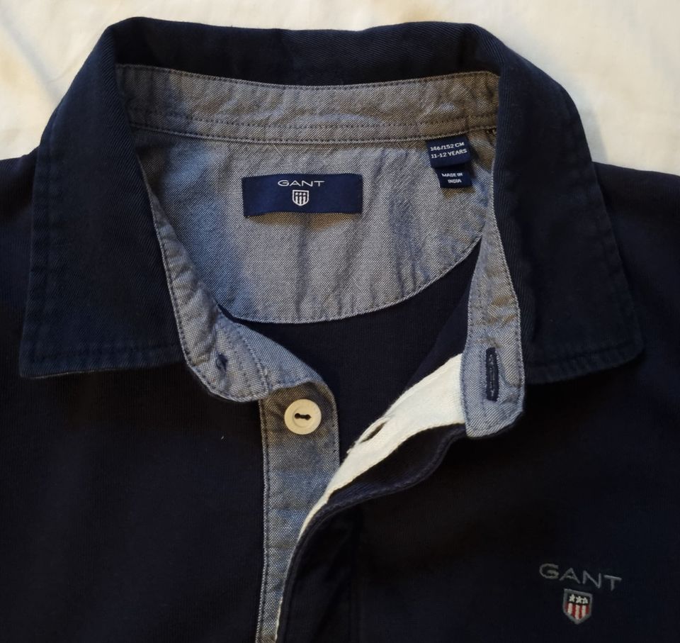 GANT Poloshirt blau/evening blue Gr. 146/152 - Jungen in Troisdorf