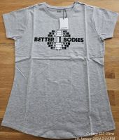 Neu Better Bodies Regular Tee, Light Grey Melange in Größe S Eimsbüttel - Hamburg Niendorf Vorschau