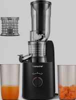 Amzchef Entsafter, Slow Juicer mit 2 Filtern für Gemüse und Obst Thüringen - Rositz Vorschau