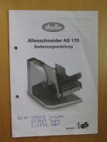 Ersatzteile für Studio Allesschneider AS 170–baugleich mit Ritter Hessen - Bad Vilbel Vorschau