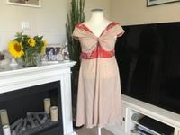 Designer Kleid Baumwollkinkel  Carmenausschnitt Neu HandmadeGr.38 Berlin - Neukölln Vorschau
