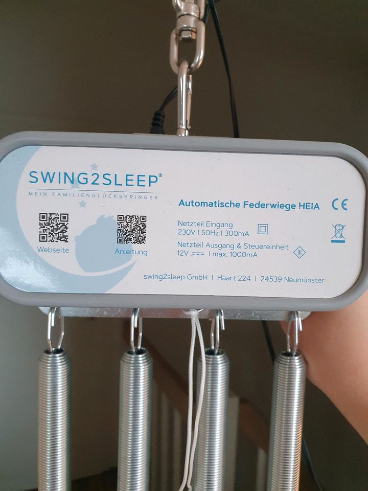 Federwiege – Babywiege – elektrisch – Hängematte – swing2sleep in Quickborn