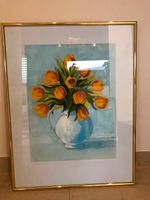 AQUARELL Kunstgemälde „Tulpenstrauß“ incl. Rahmen Baden-Württemberg - Schorndorf Vorschau